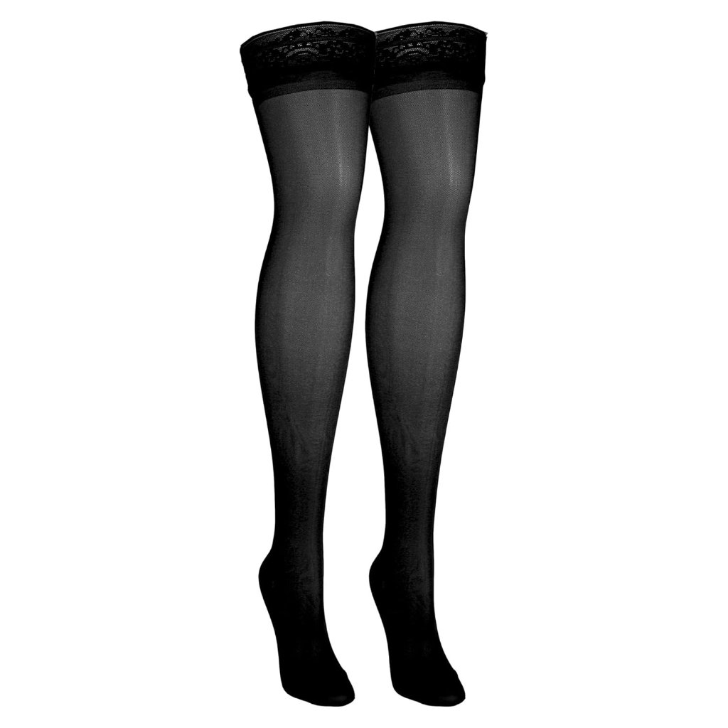 Sheer Compression Stockings For Women 1520 Mmhg Support Medium Denier Thigh